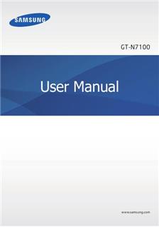 Samsung Galaxy Note 2 manual. Smartphone Instructions.